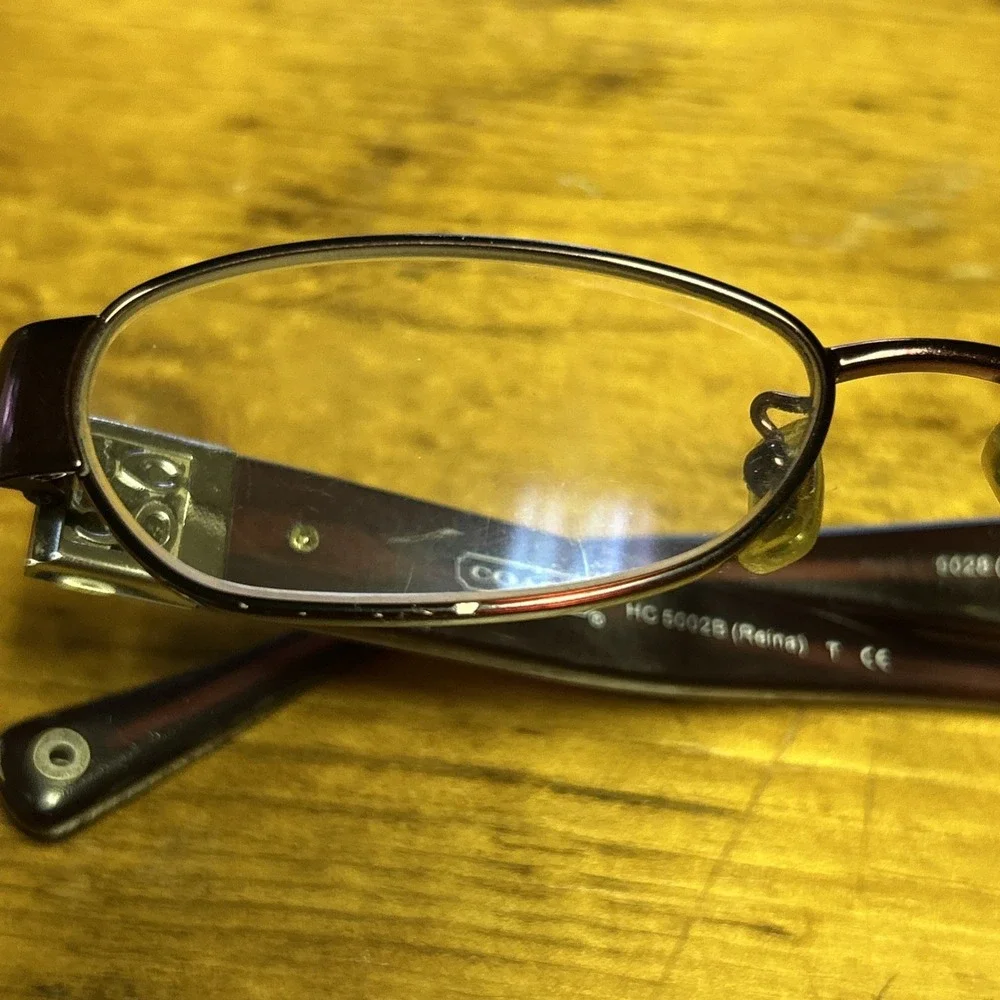 Coach Glasses HC 5002B Reina 9028 Berry 47mm Eyeglasses Frame Only